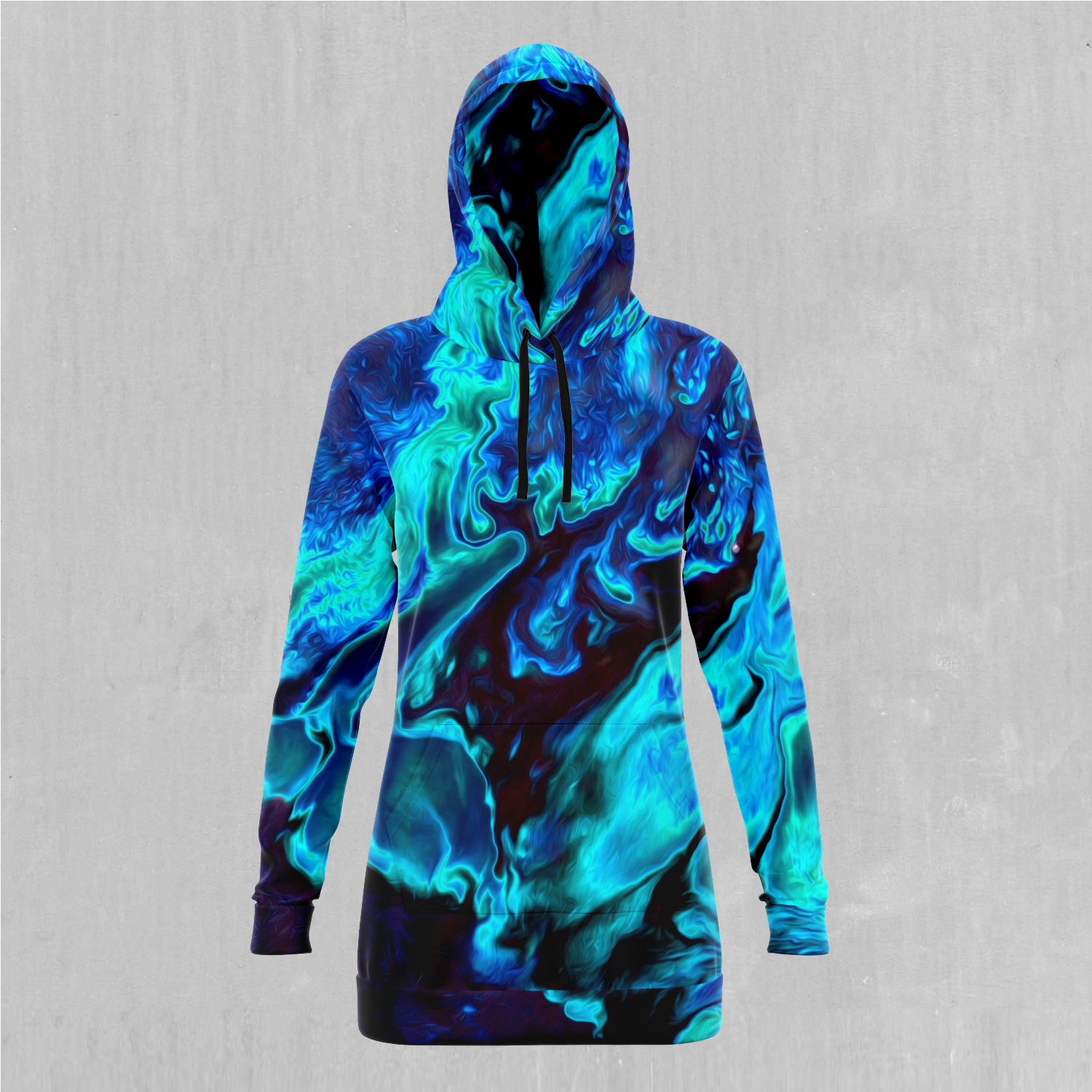 Enigma Sea Hoodie Dress