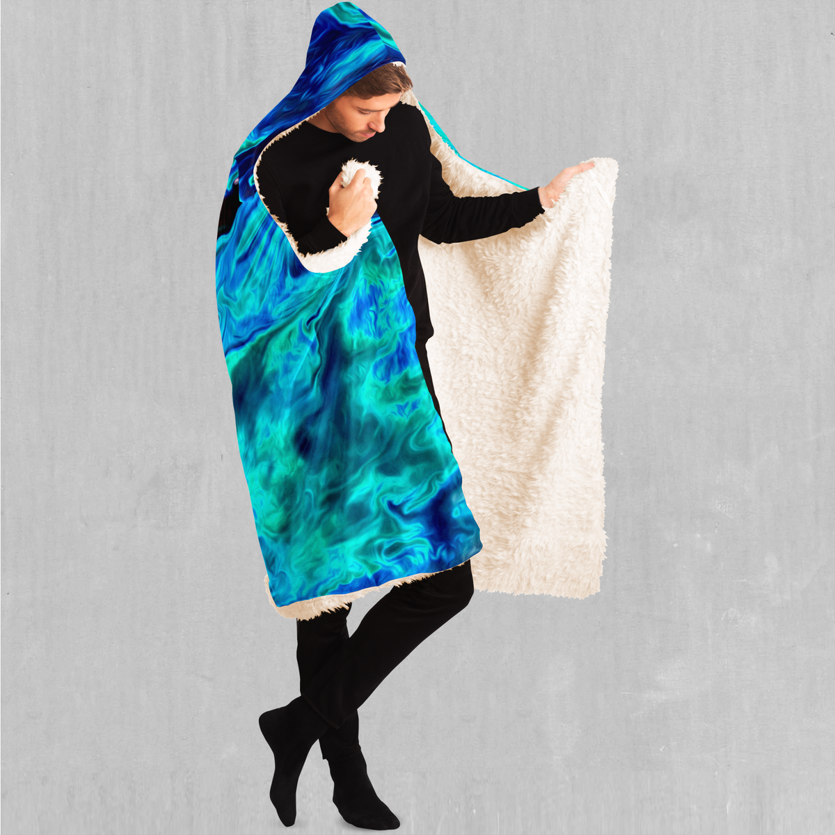 Enigma Sea Hooded Blanket - Azimuth Clothing