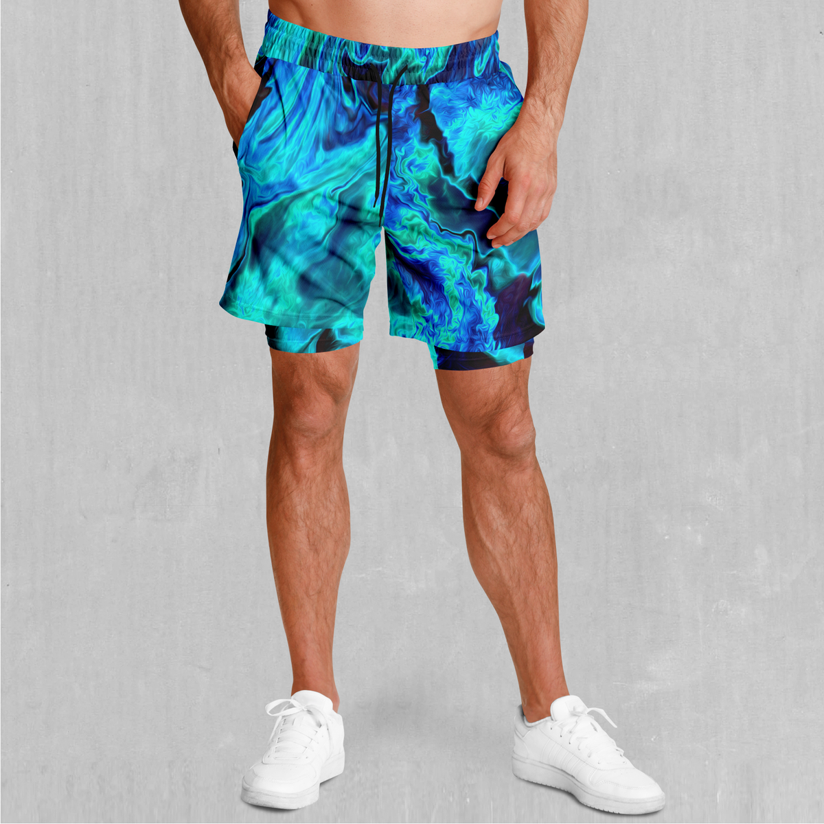 Enigma Sea Men's 2 in 1 Shorts