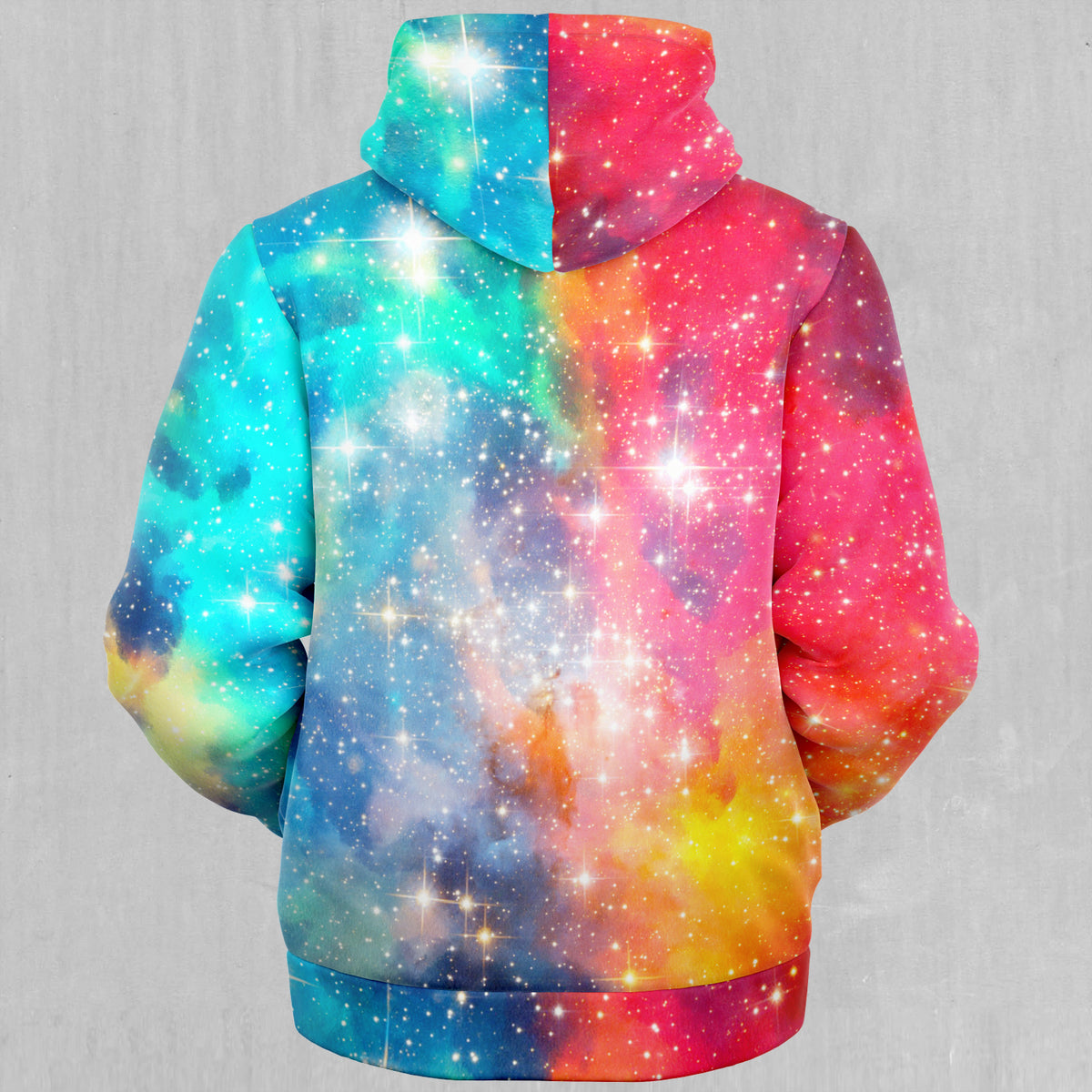 Fire and Ice Galaxy Sherpa Hoodie
