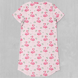 Flamingo T-Shirt Dress