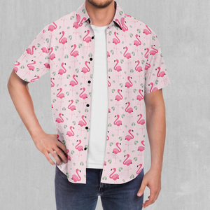 Flamingo Button Down Shirt