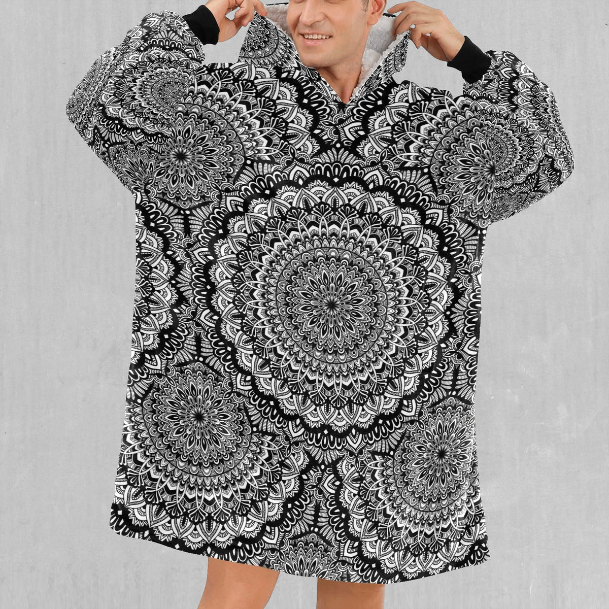 Floral Mandala Blanket Hoodie