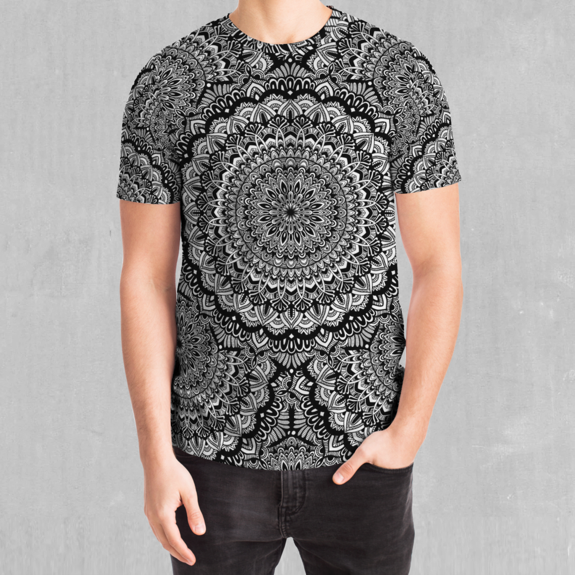 Floral Mandala Tee - Azimuth Clothing