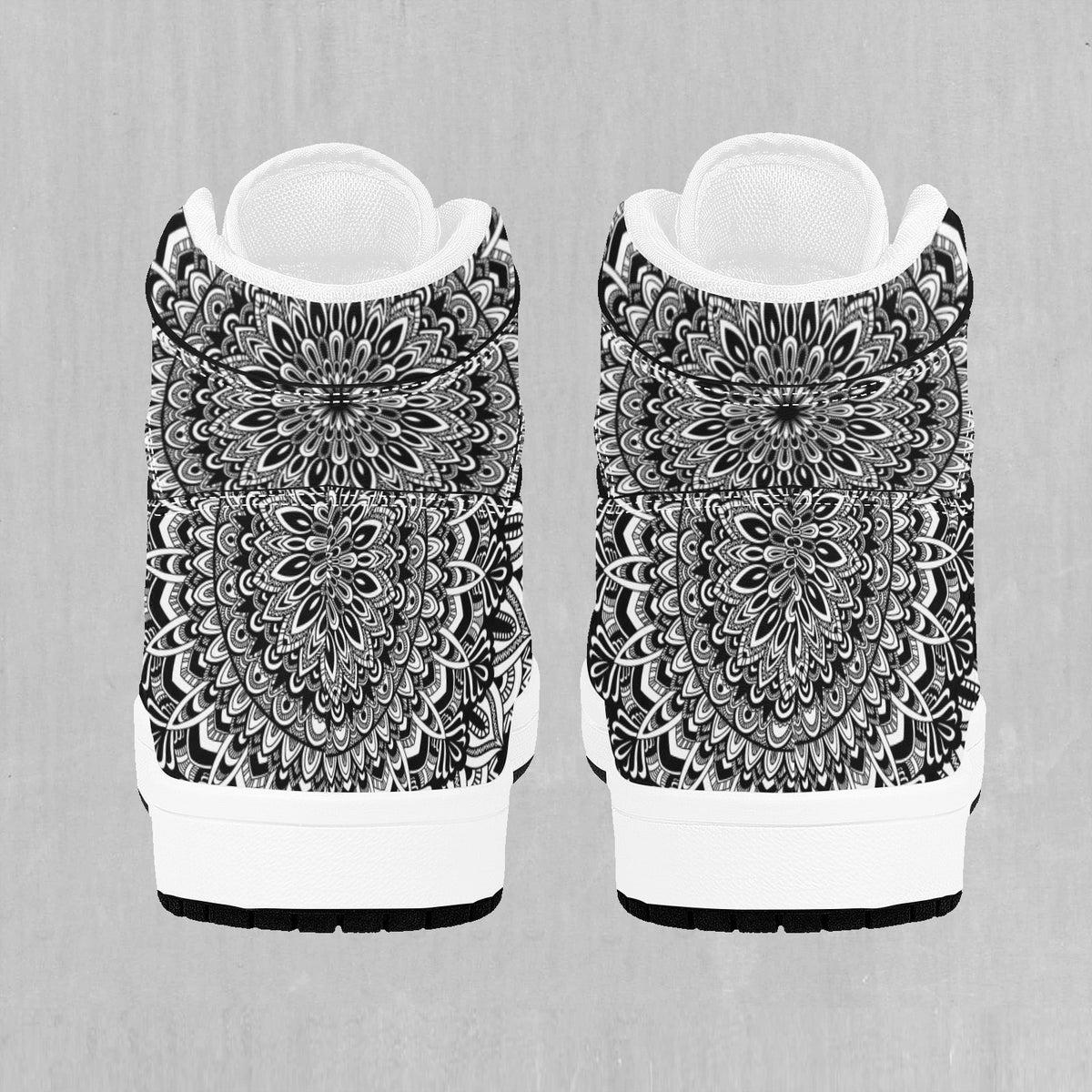 Floral Mandala High Top Sneakers