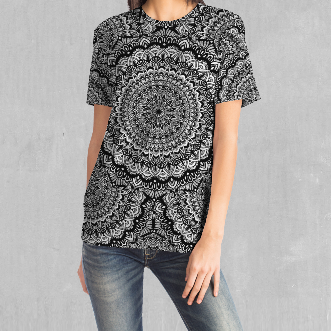 Floral Mandala Tee - Azimuth Clothing