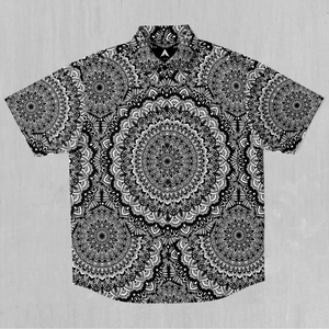 Floral Mandala Button Down Shirt