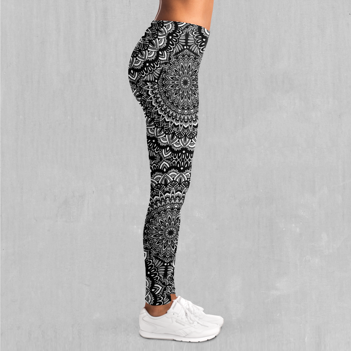 Floral Mandala Leggings - Azimuth Clothing