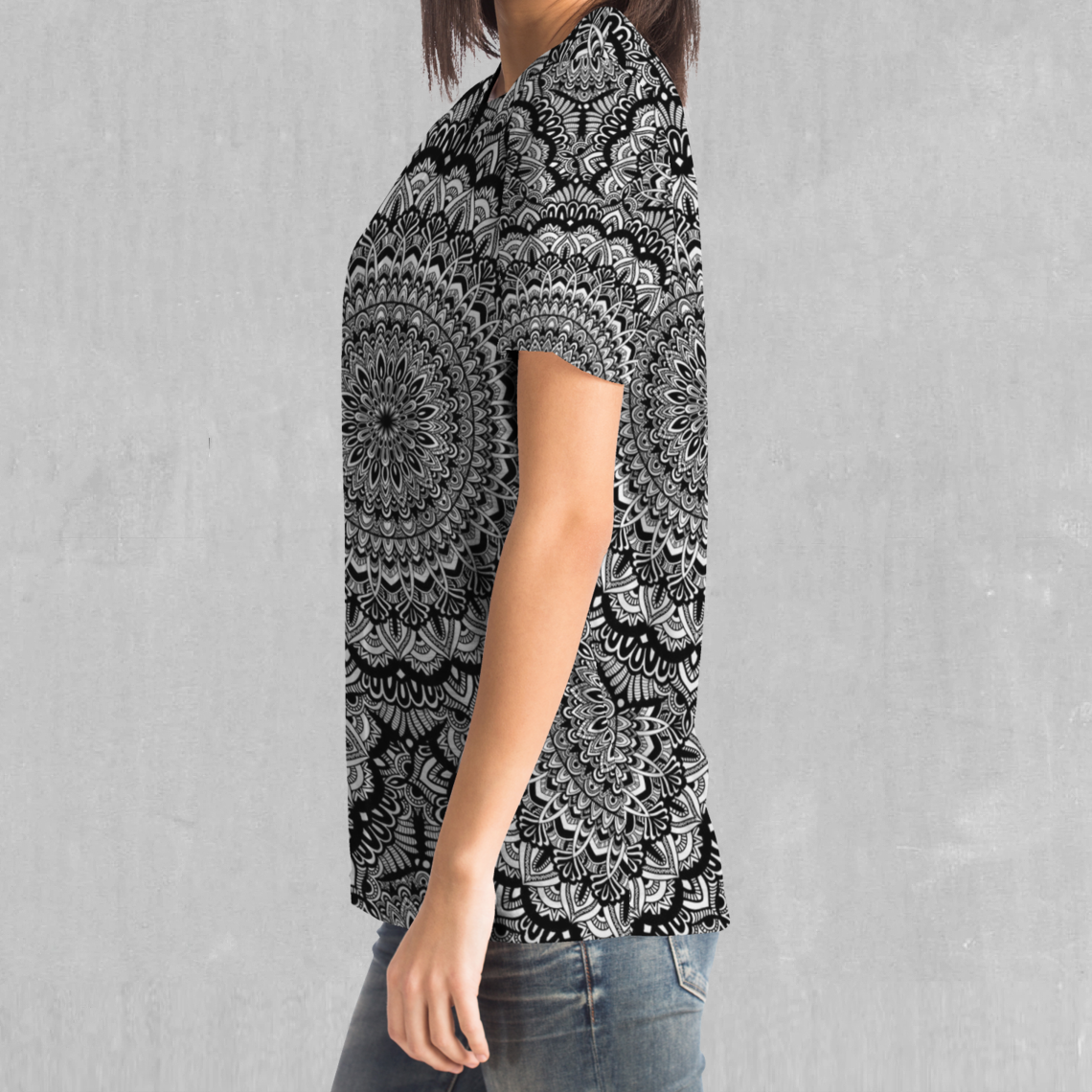 Floral Mandala Tee - Azimuth Clothing