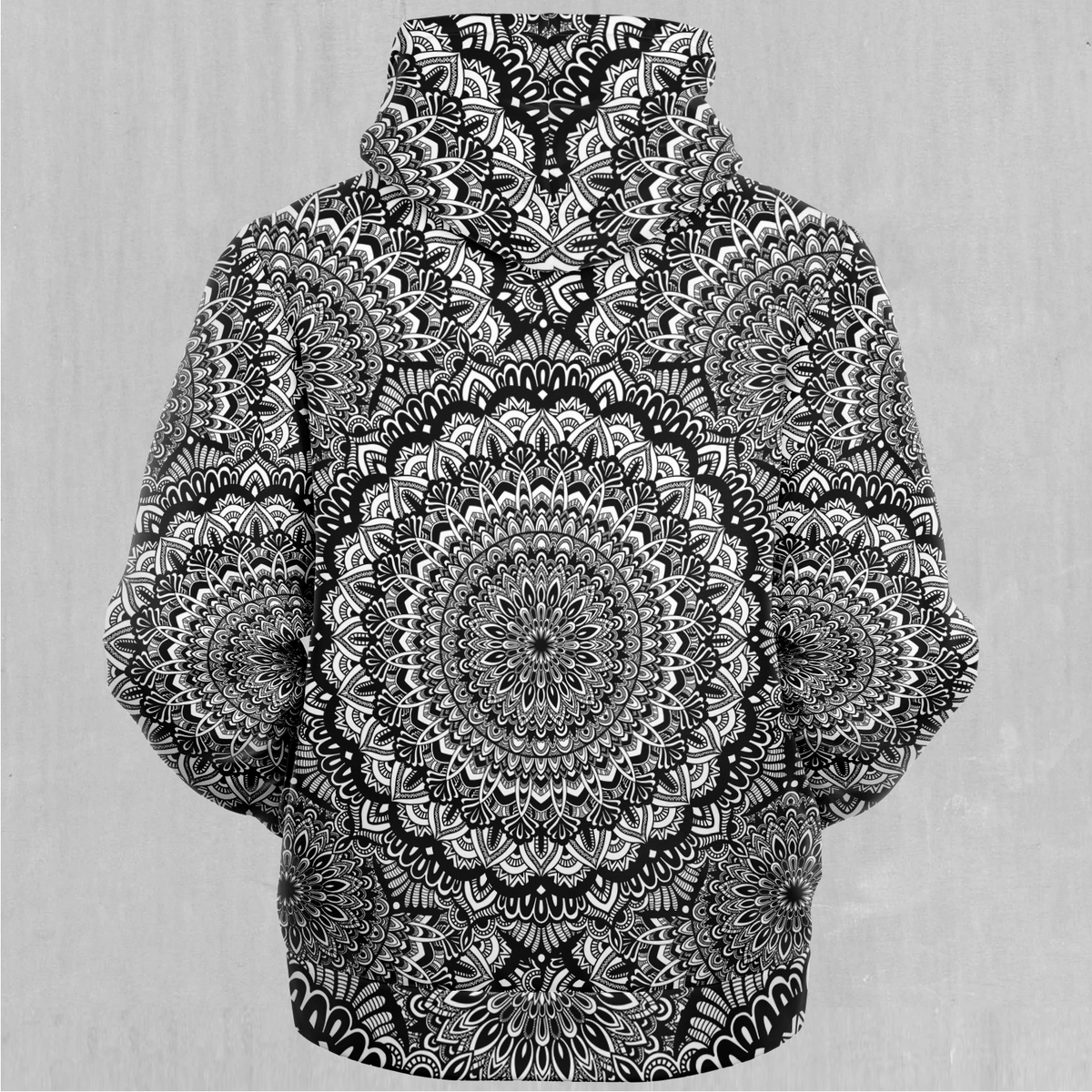 Floral Mandala Sherpa Hoodie