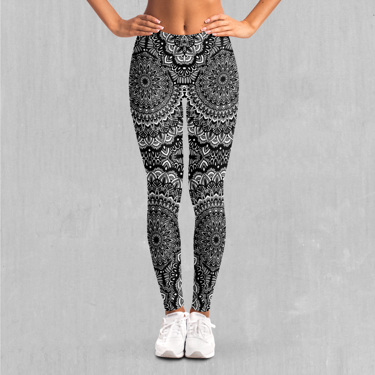 Floral Mandala Leggings - Azimuth Clothing