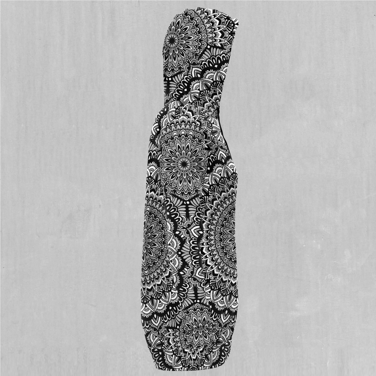 Floral Mandala Hoodie Dress