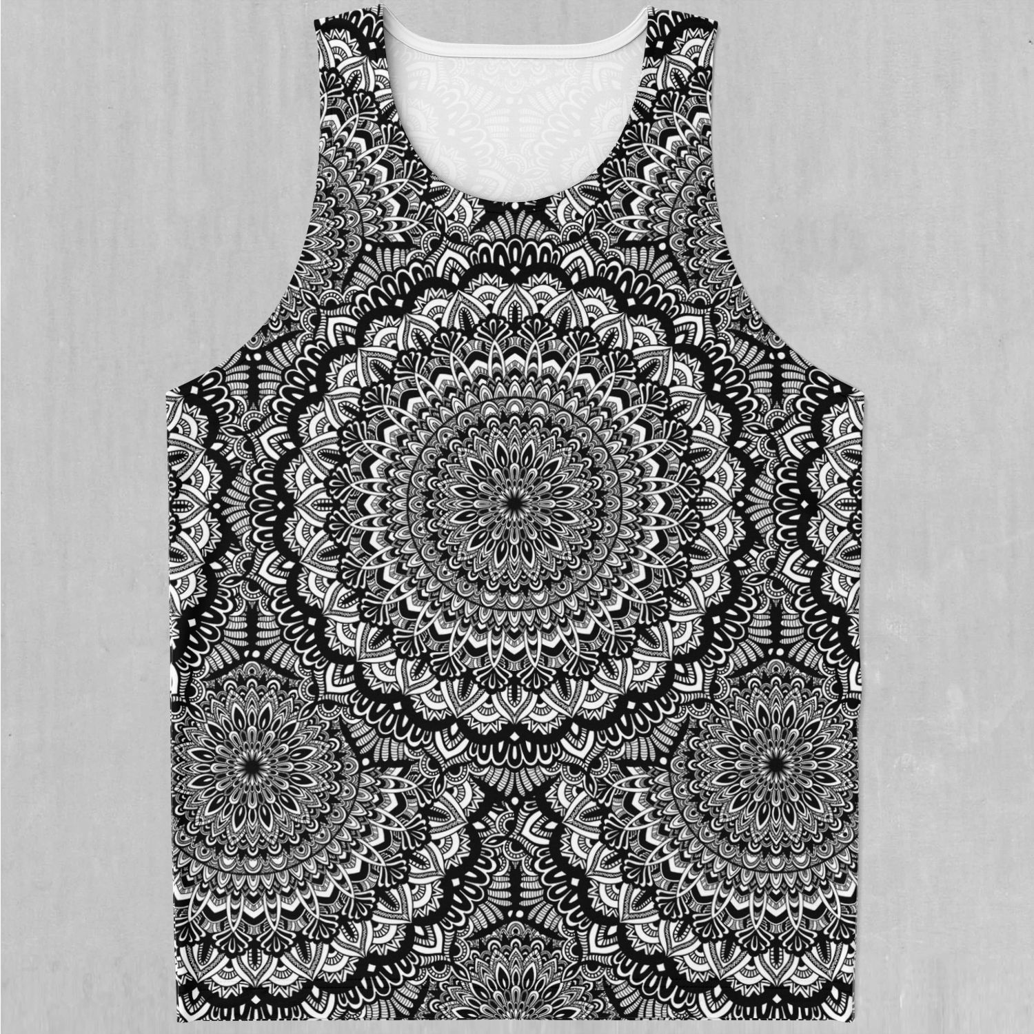 Floral Mandala Men's Tank Top - Azimuth Clothing