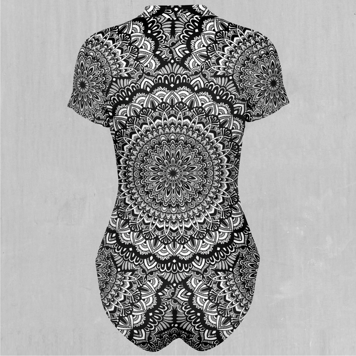 Floral Mandala Short Sleeve Bodysuit