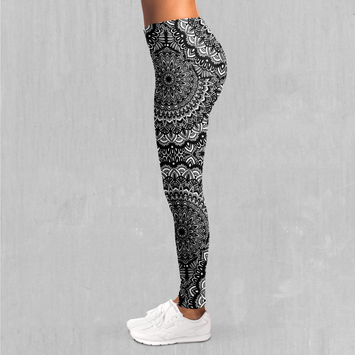 Floral Mandala Leggings - Azimuth Clothing