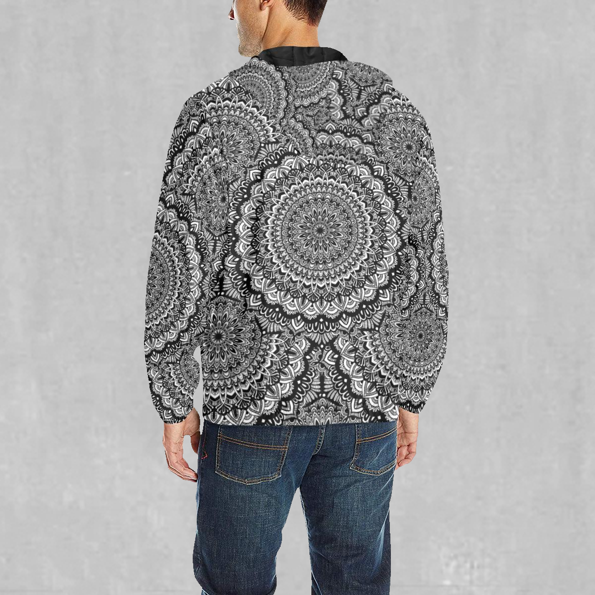 Floral Mandala Windbreaker