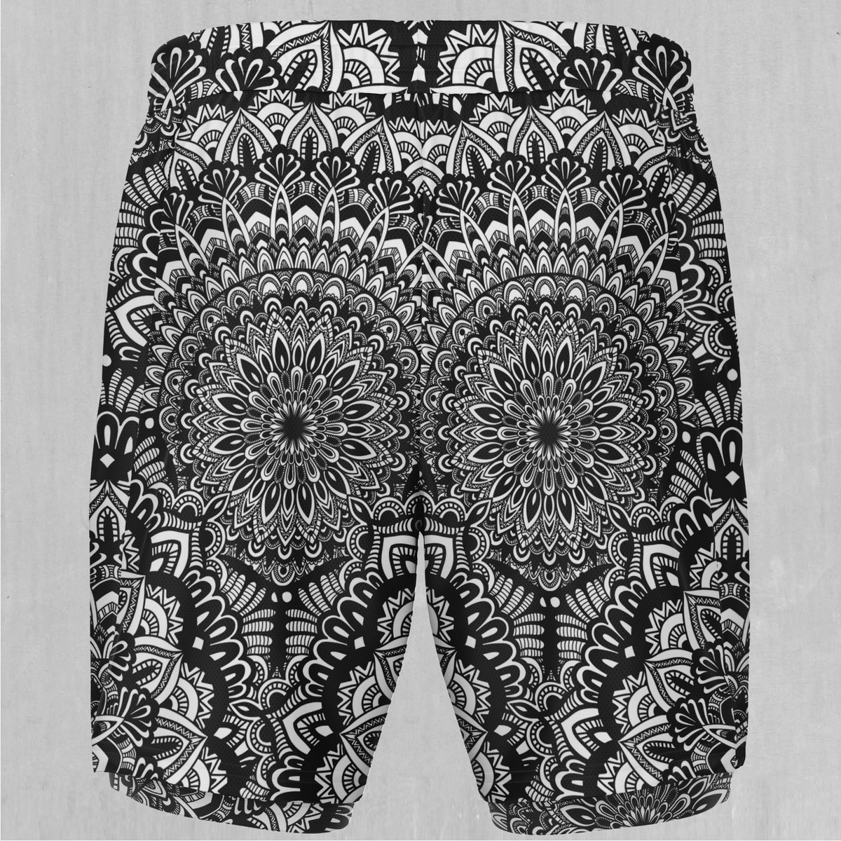 Floral Mandala Men's 2 in 1 Shorts