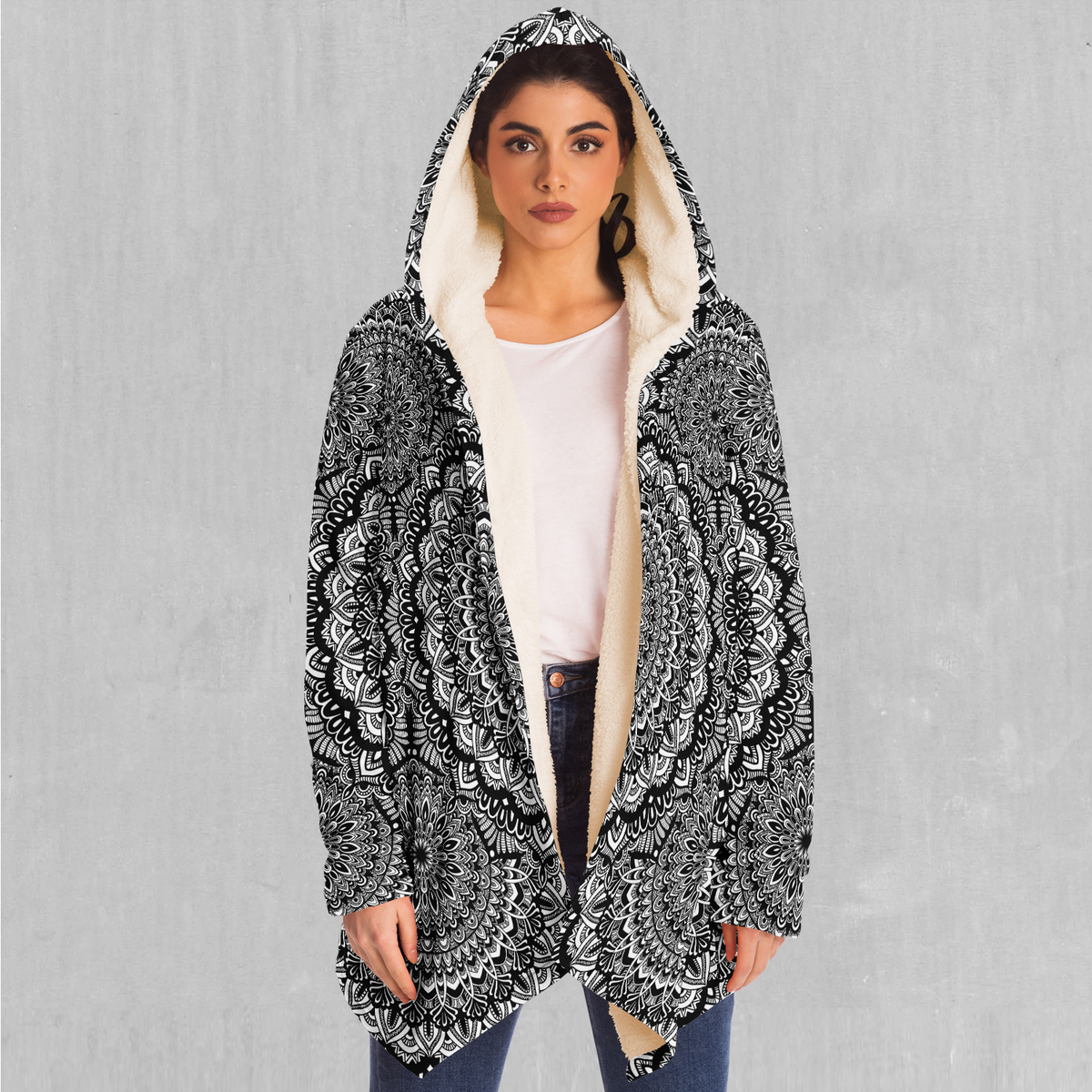 Floral Mandala Cloak - Azimuth Clothing