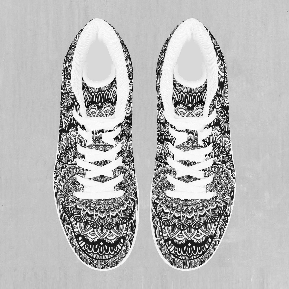 Floral Mandala High Top Sneakers