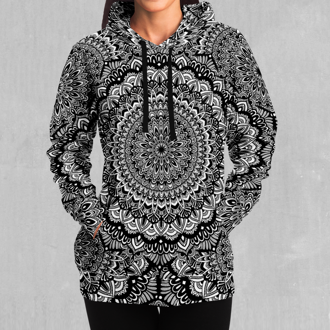 Floral Mandala Hoodie - Azimuth Clothing