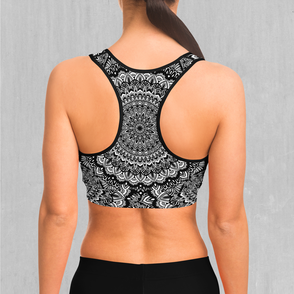 Floral Mandala Sports Bra