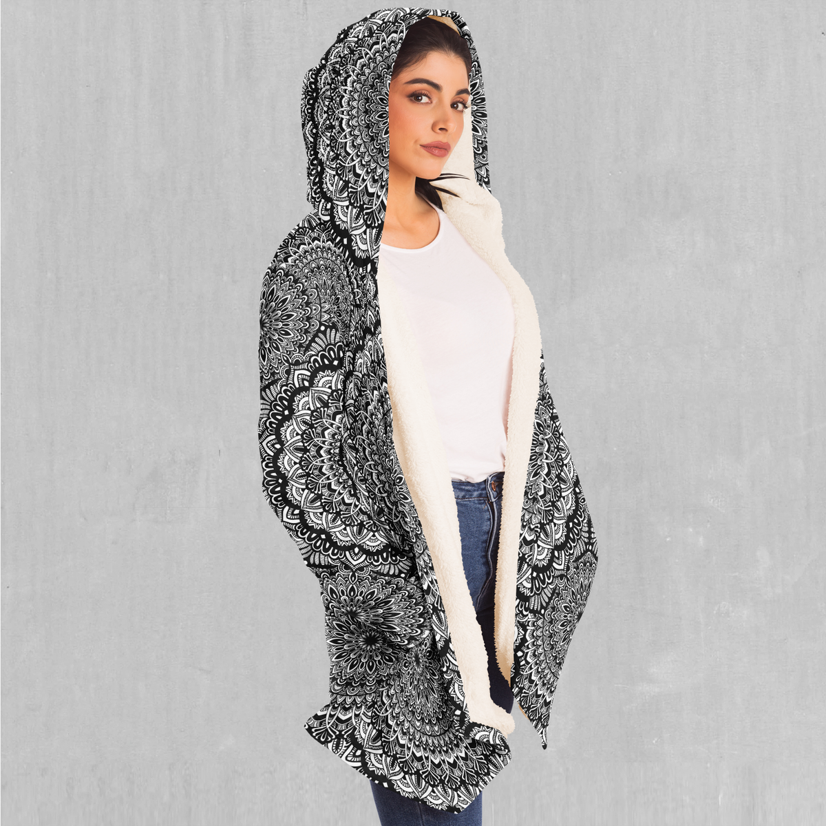 Floral Mandala Cloak - Azimuth Clothing