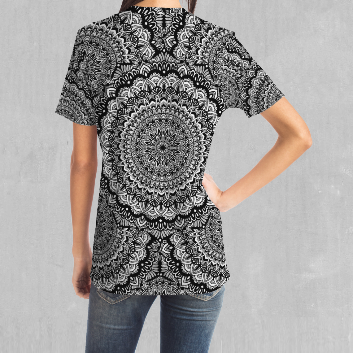 Floral Mandala Tee - Azimuth Clothing
