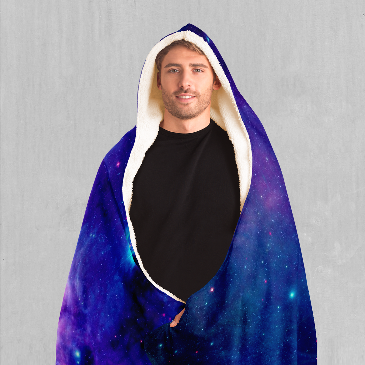 Frost Nebula Hooded Blanket