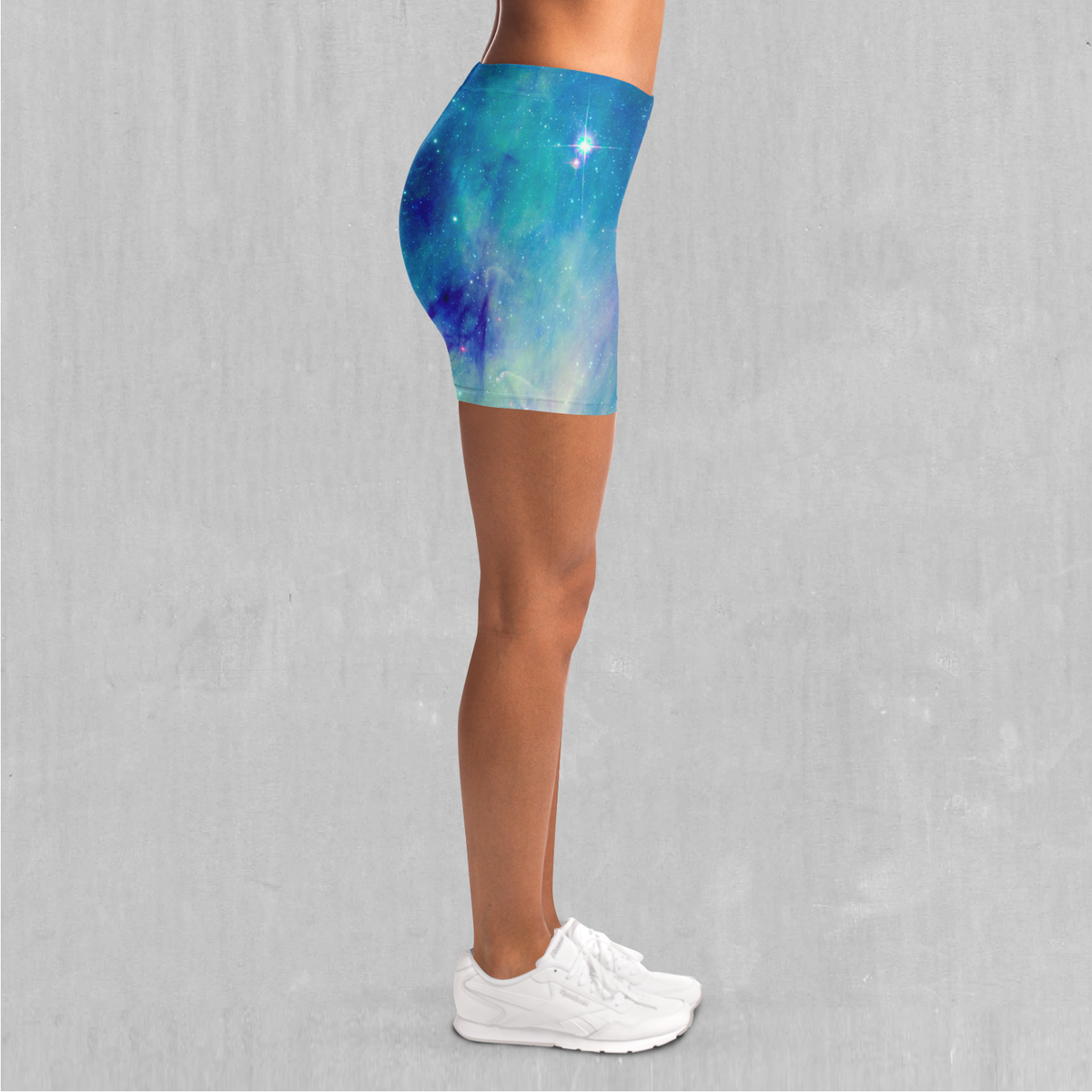 Frost Nebula Yoga Shorts