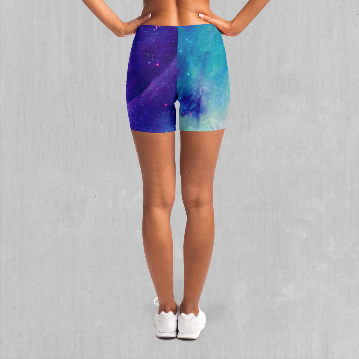 Frost Nebula Yoga Shorts