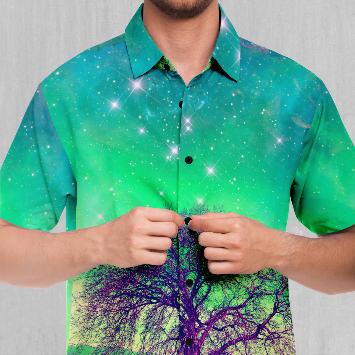 Galactic Essence Button Down Shirt