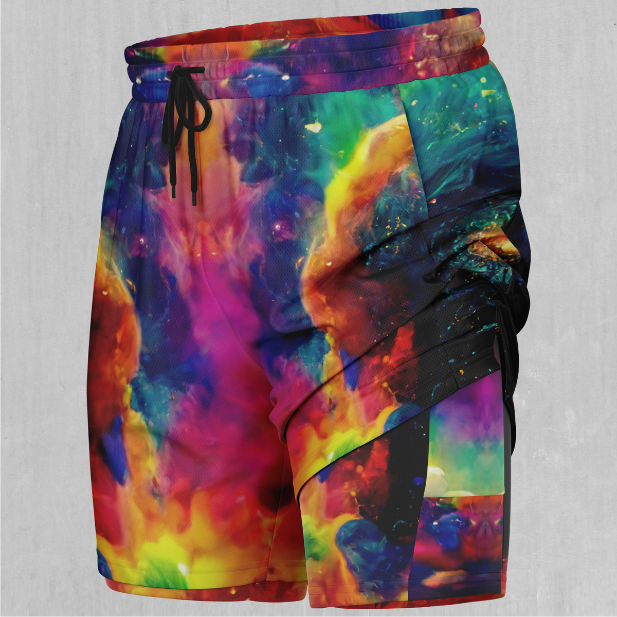 Galactic Eye Men's 2 in 1 Shorts