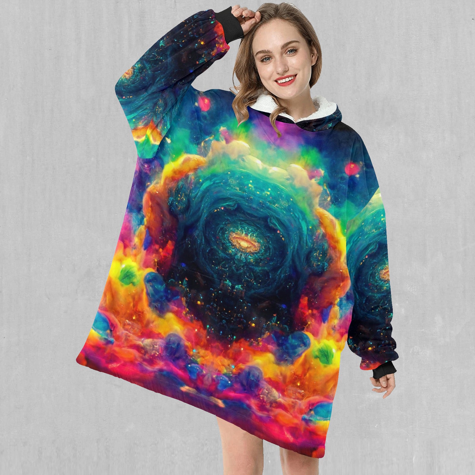 Galactic Eye Blanket Hoodie