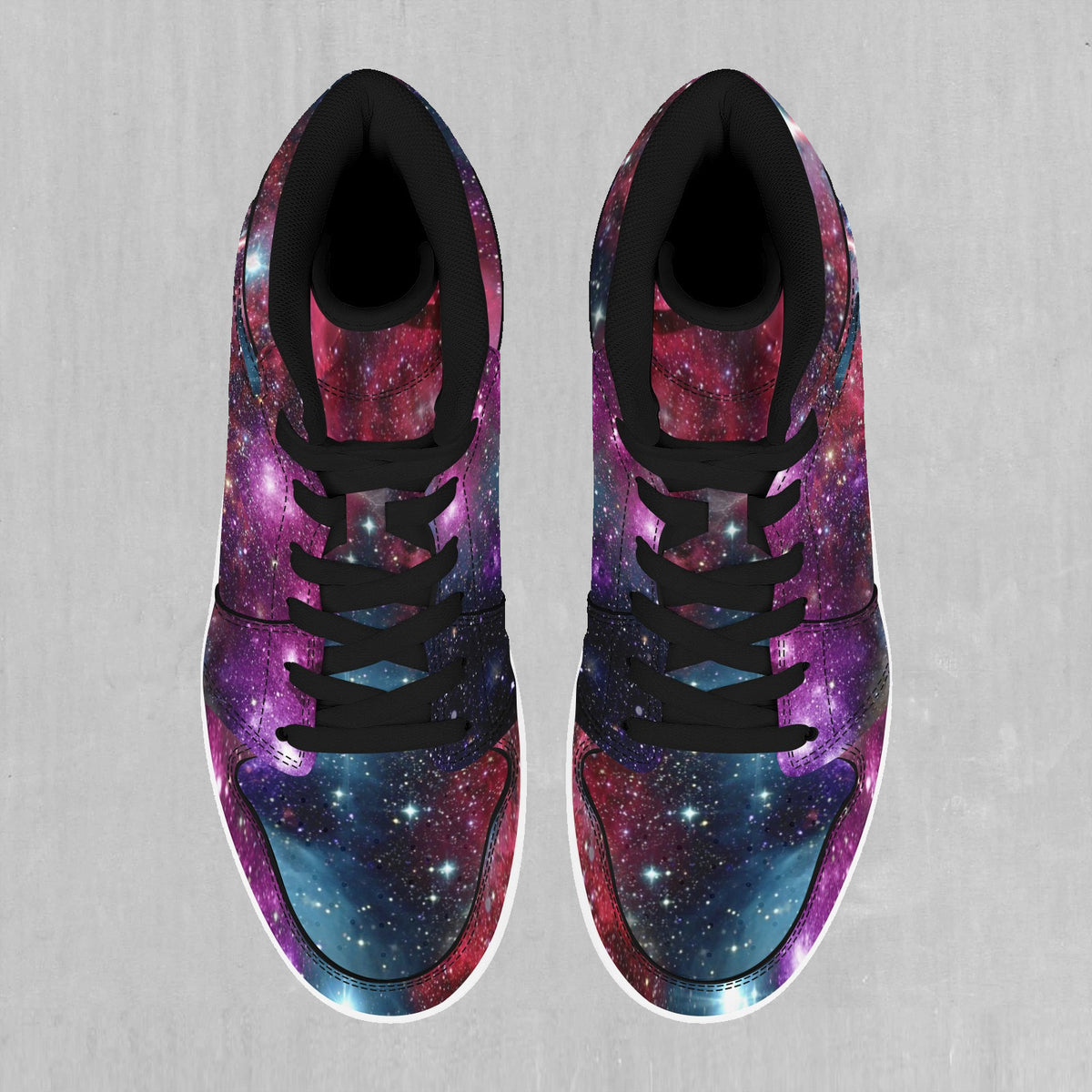 Galaxies Collide High Top Sneakers