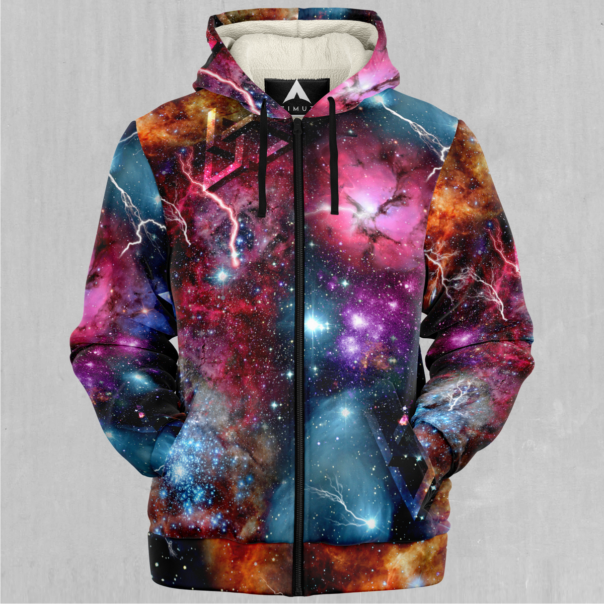 Galaxies Collide Sherpa Hoodie