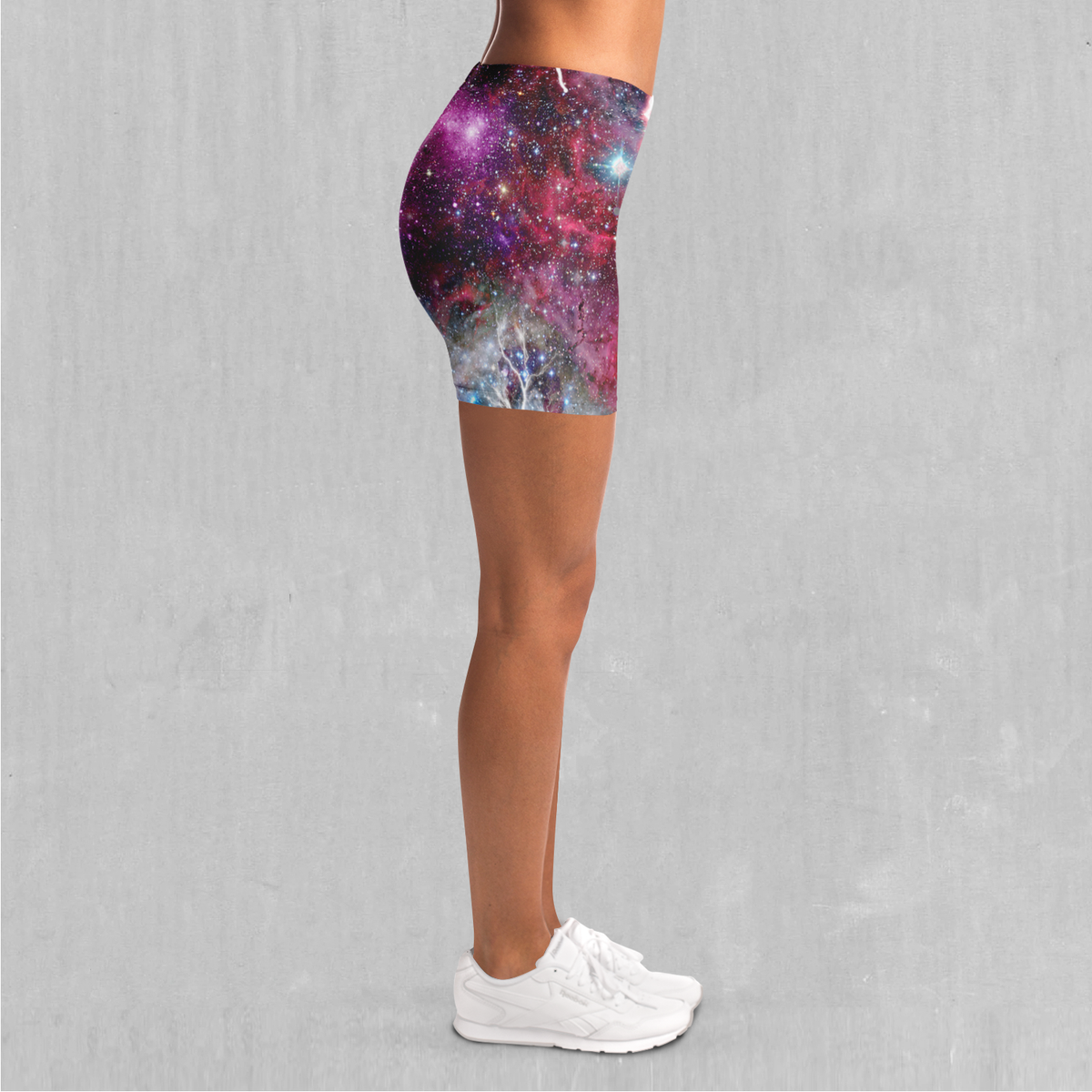 Galaxies Collide Yoga Shorts