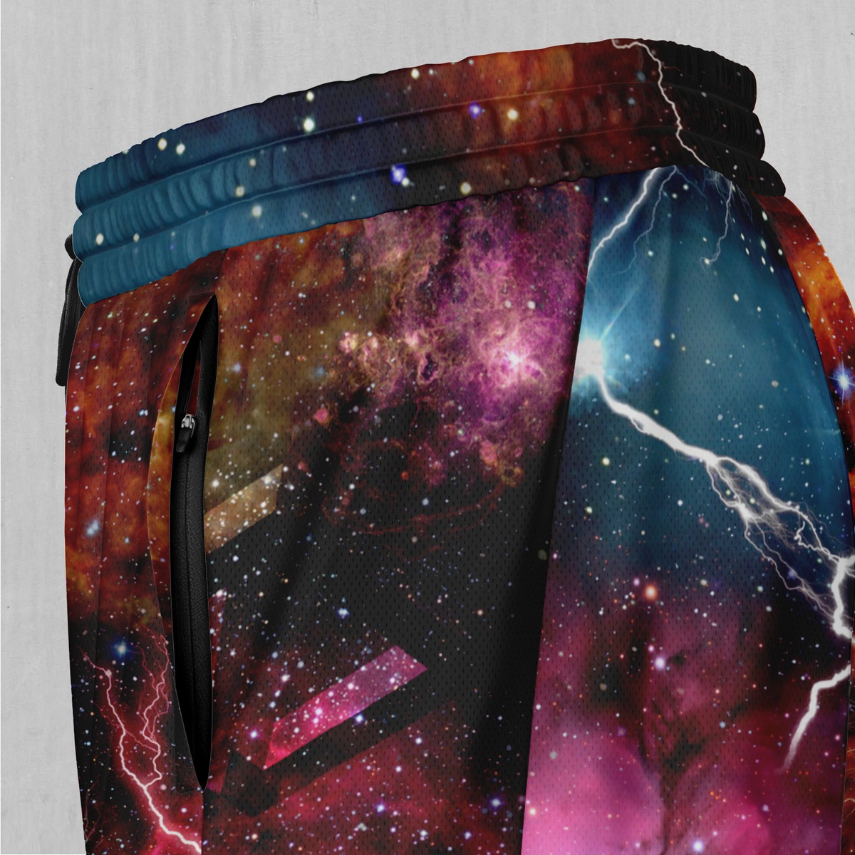 Galaxies Collide Men's 2 in 1 Shorts