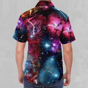 Galaxies Collide Button Down Shirt