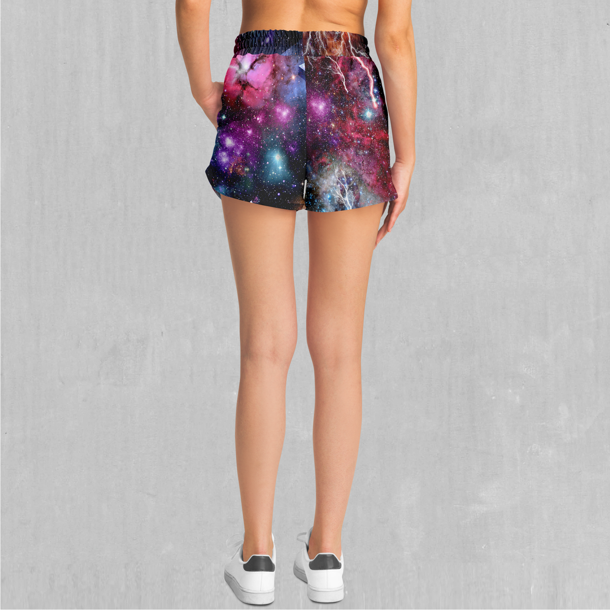 Galaxies Collide Women's Shorts