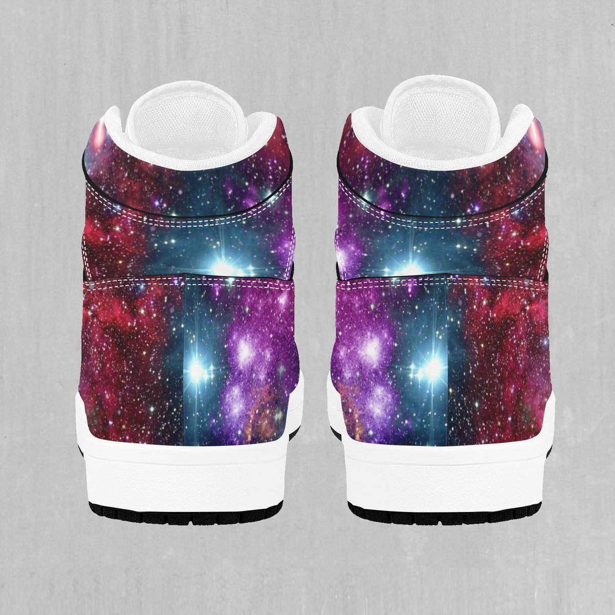 Galaxies Collide High Top Sneakers