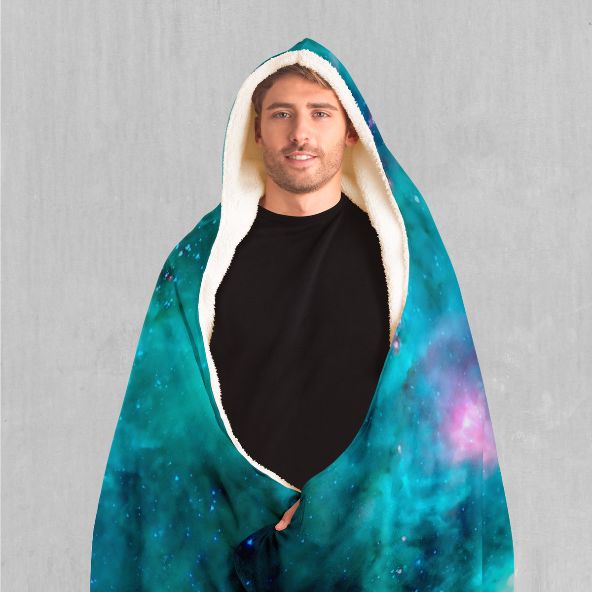 Galaxy Aurora Hooded Blanket - Azimuth Clothing