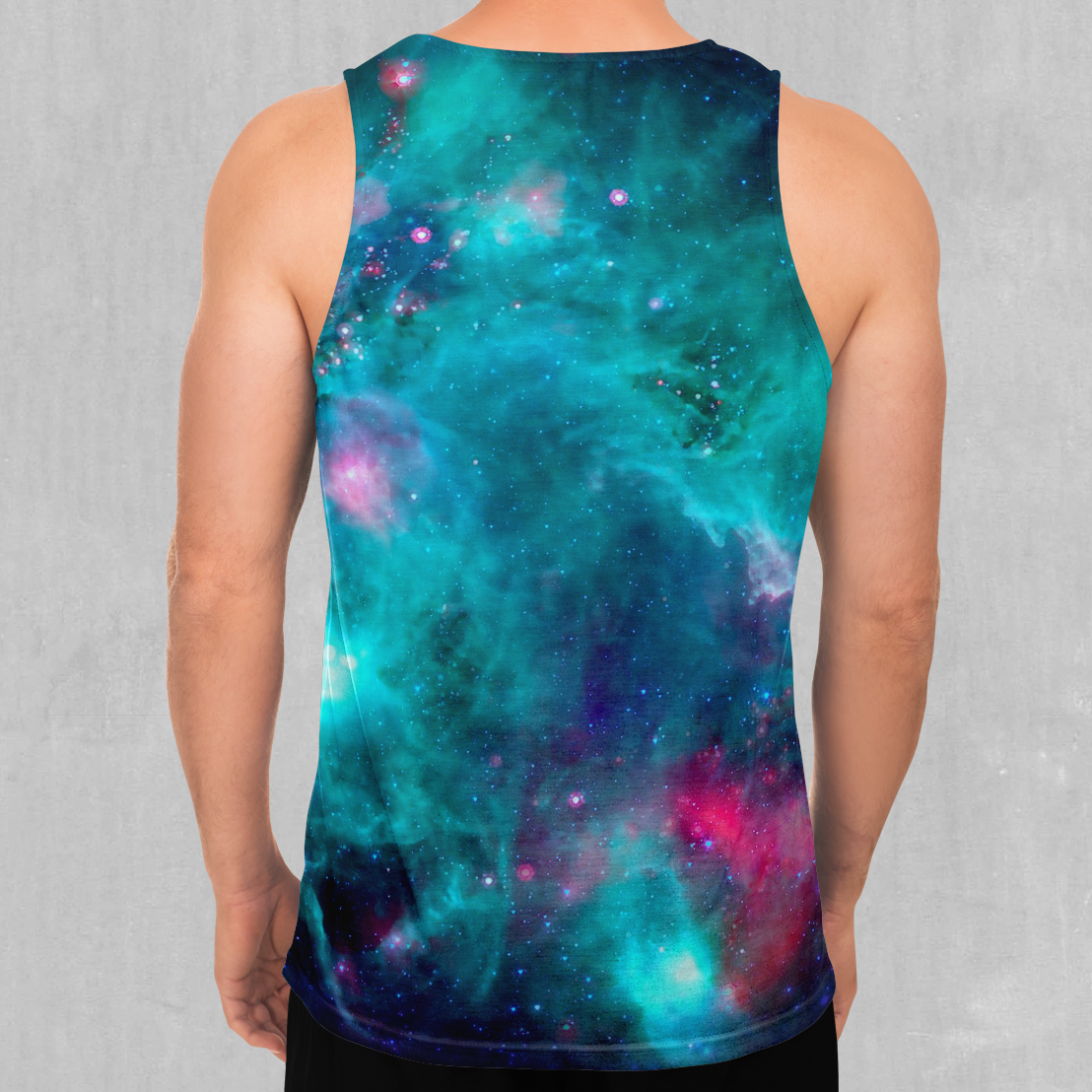 Galaxy Aurora Men's Tank Top - Azimuth Clothing