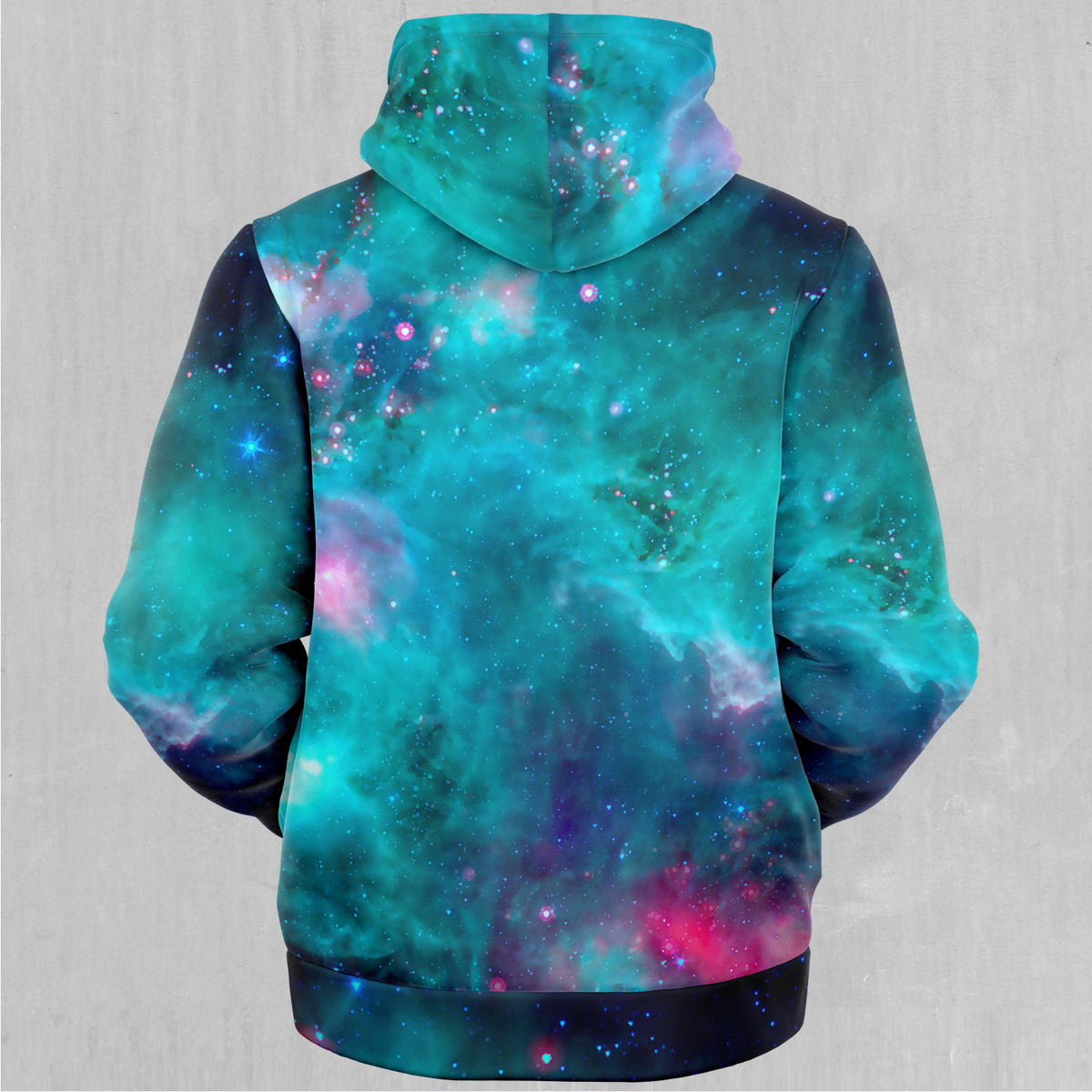 Galaxy Aurora Sherpa Hoodie