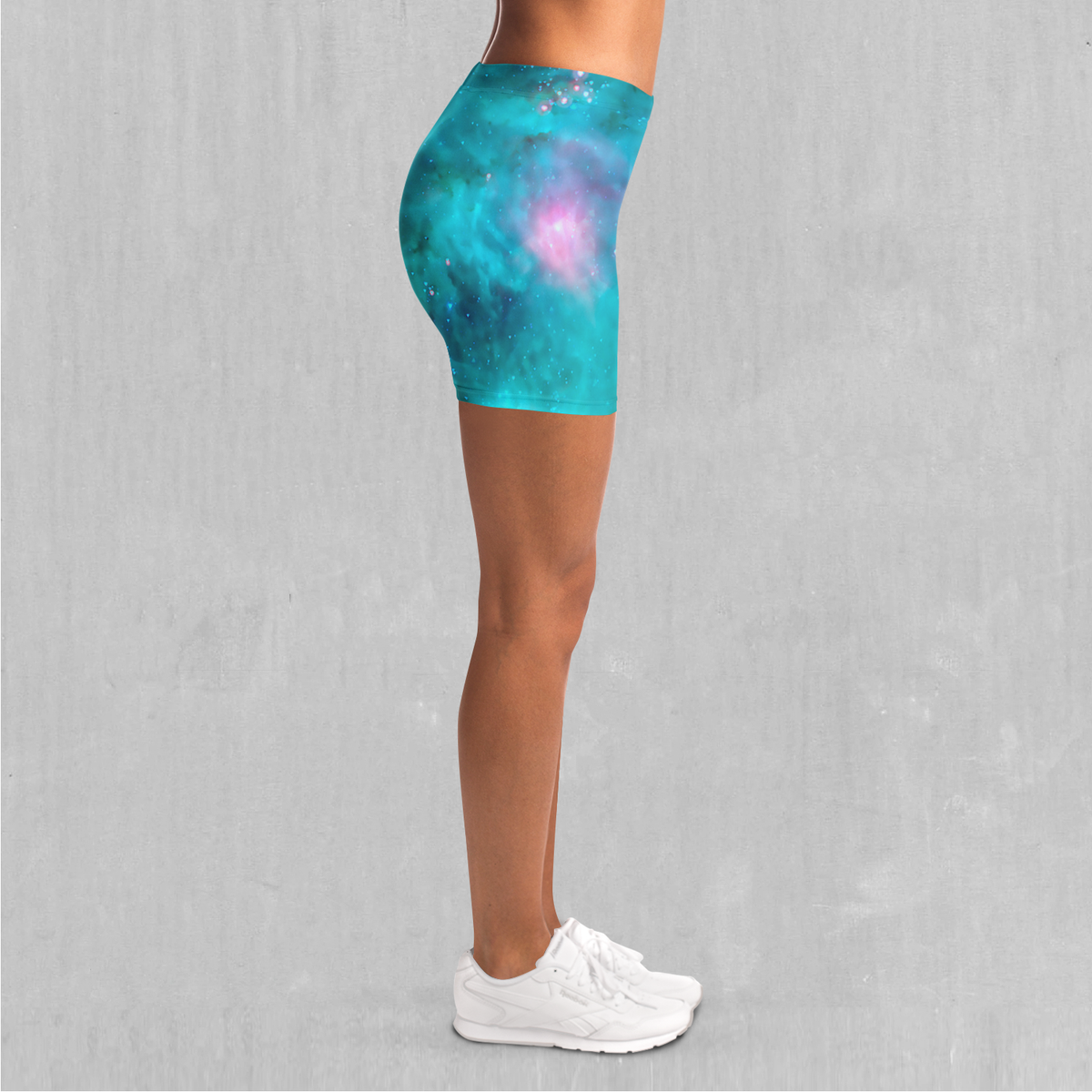 Galaxy Aurora Yoga Shorts