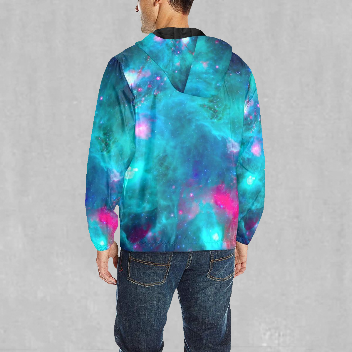 Galaxy Aurora Windbreaker