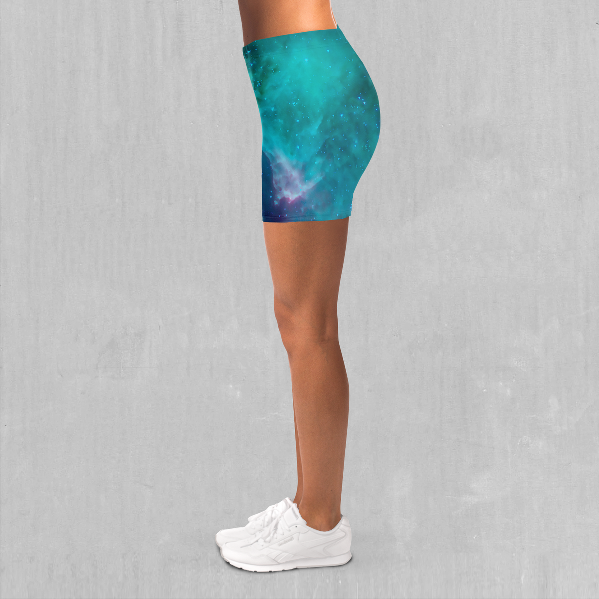 Galaxy Aurora Yoga Shorts