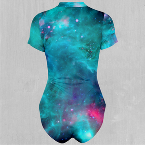Galaxy Aurora Short Sleeve Bodysuit