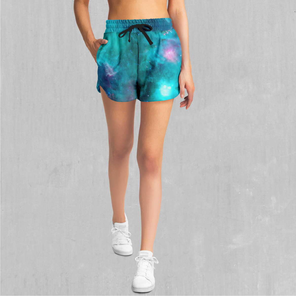 Galaxy Aurora Women's Shorts