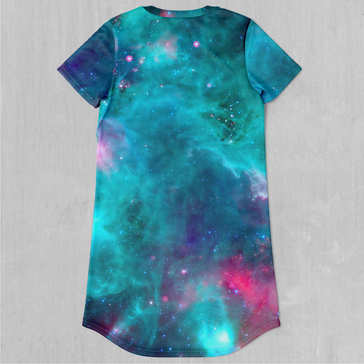 Galaxy Aurora T-Shirt Dress