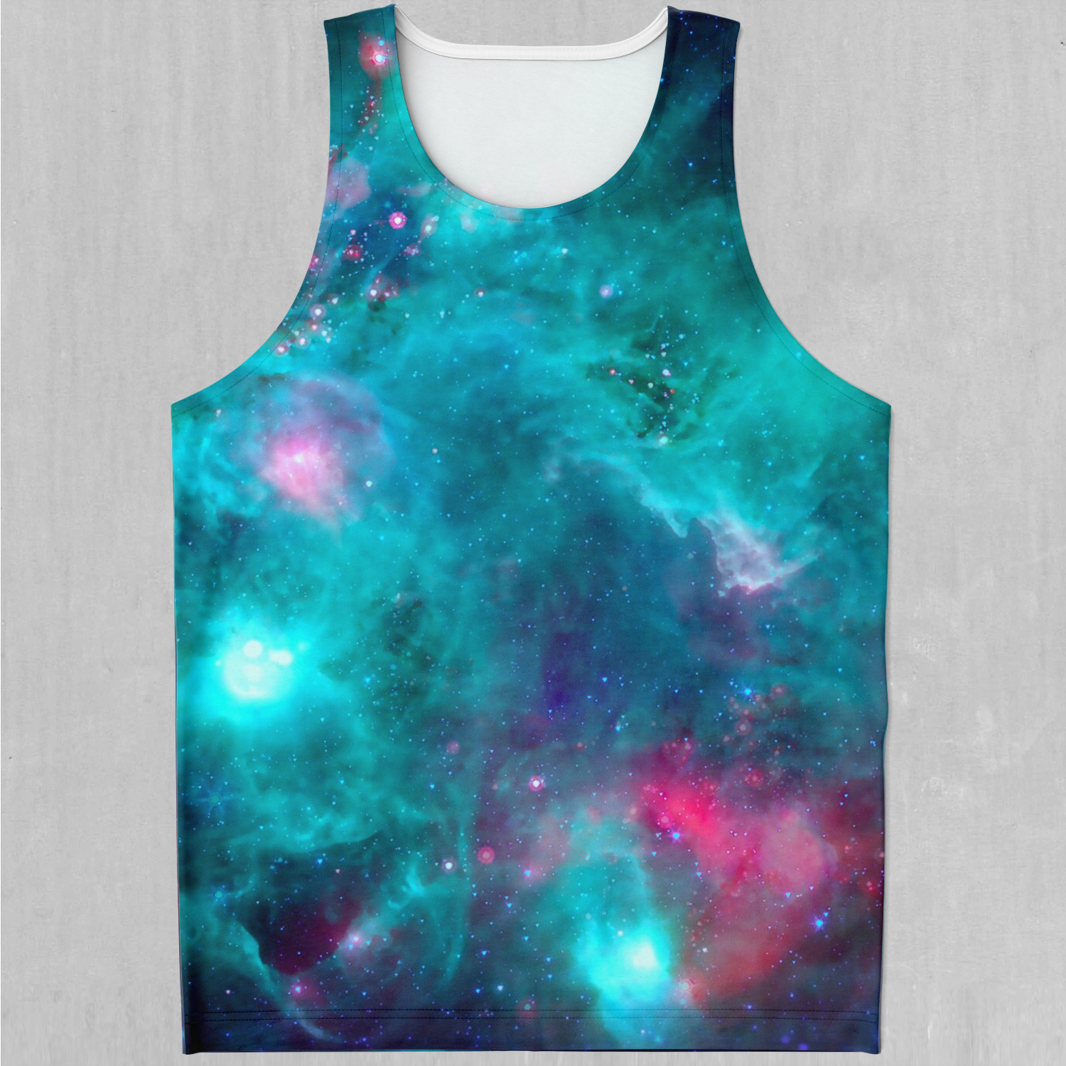Galaxy Aurora Men's Tank Top - Azimuth Clothing